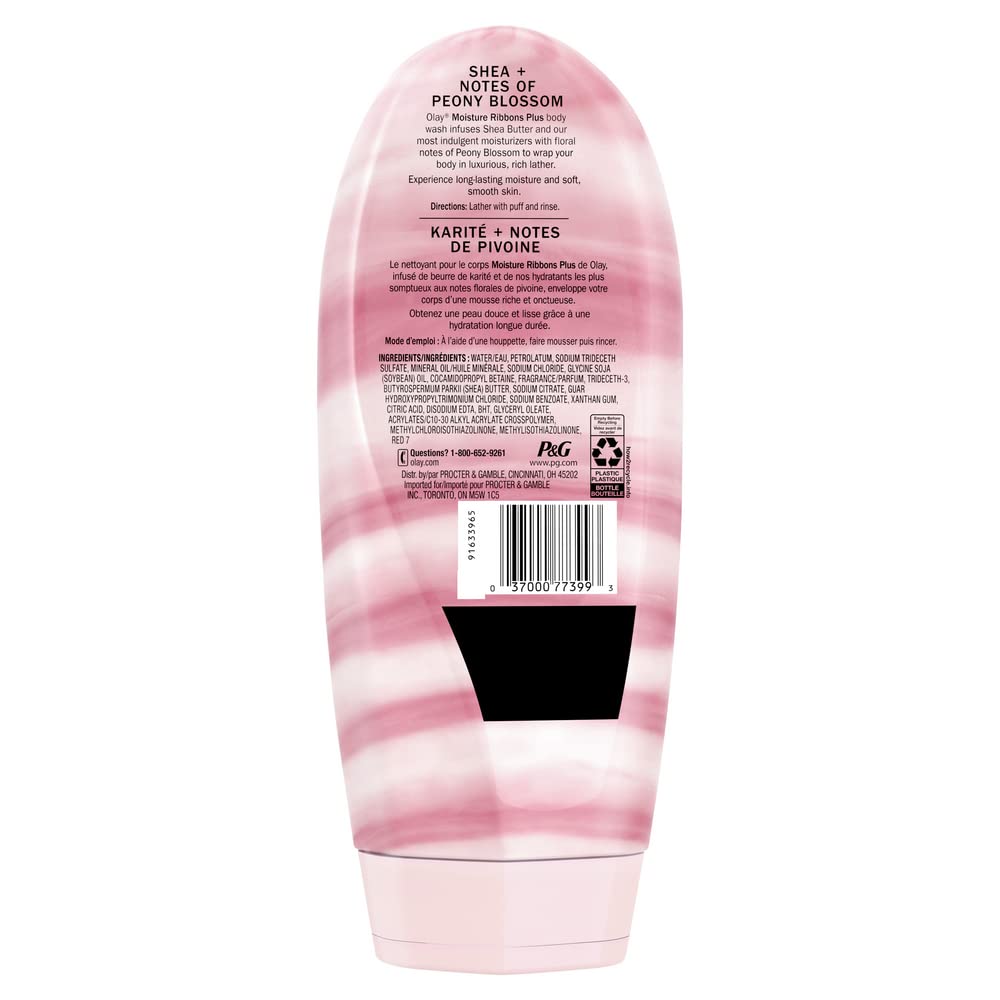 Olay Moisture Ribbons Plus pack-four highlights value for multiple showers and family use