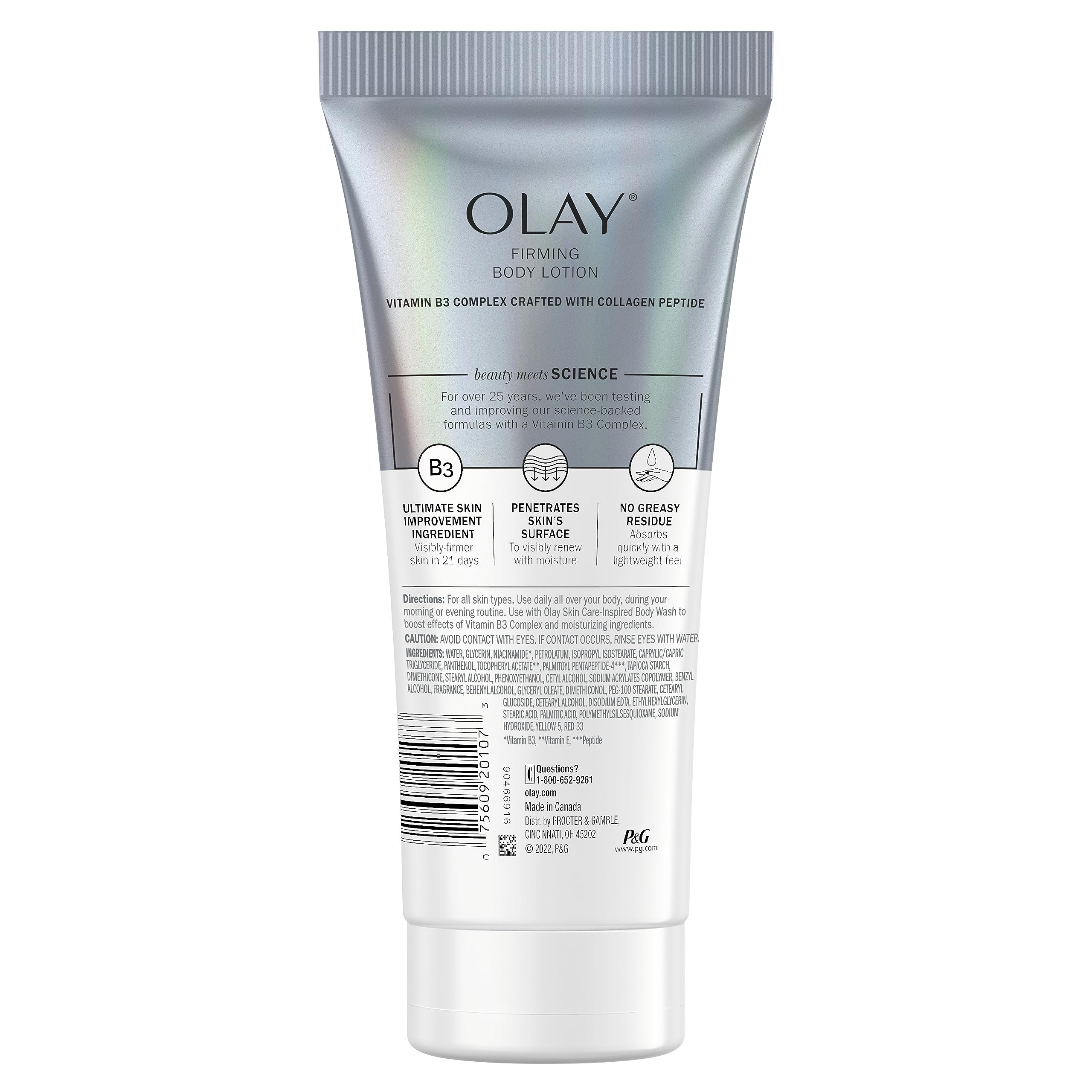 Olay 3-pack packaging image showing convenient use at home, desk, bag.