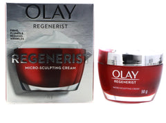 OLAY Regenerist cream texture on fingertip for quick hydration