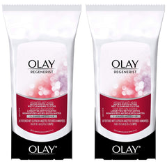 OLAY Regenerist cloths close-up showing exfoliating texture and cleansing action