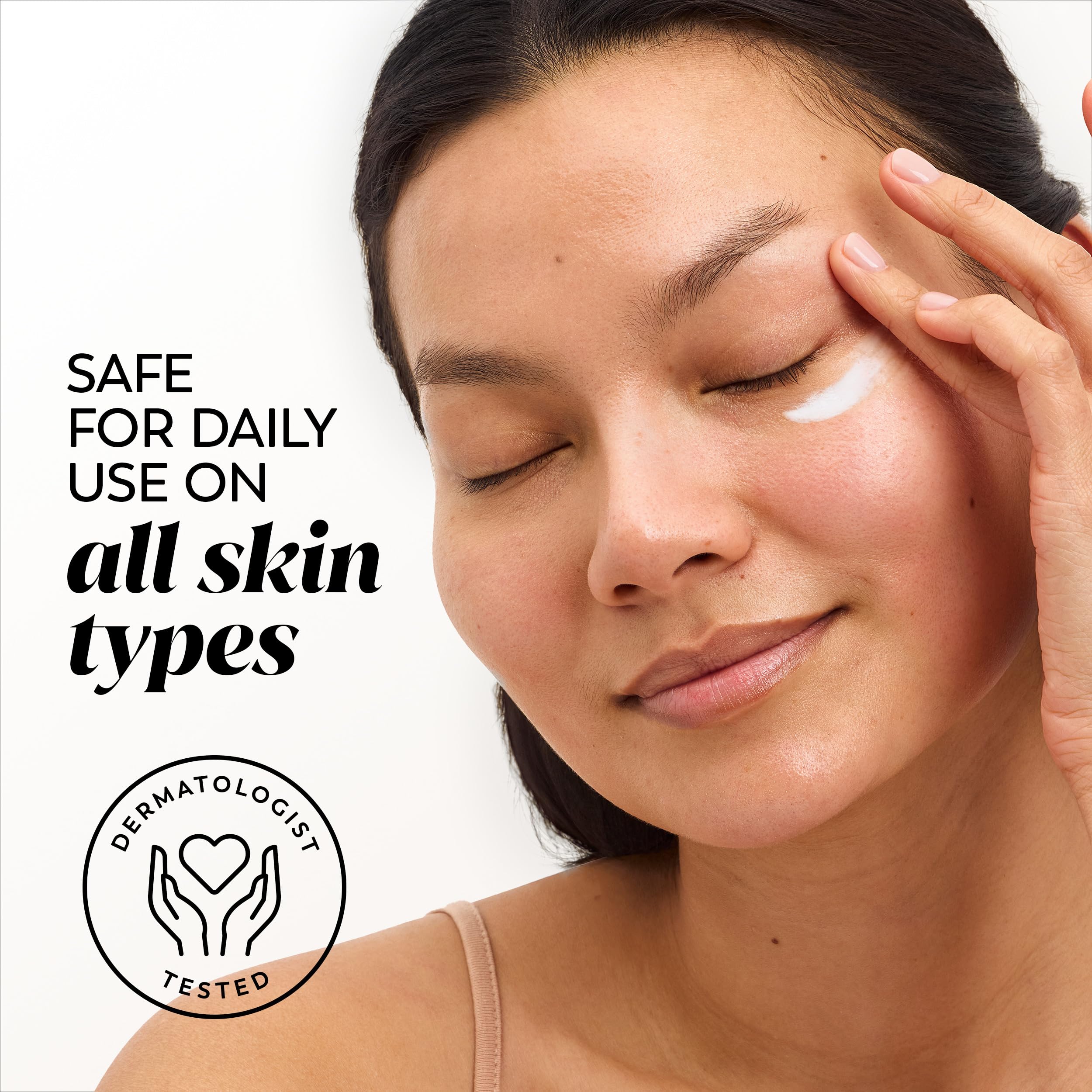 Olay Regenerist Collagen Peptide 24 eye cream morning night use illustrates versatile daily routine.