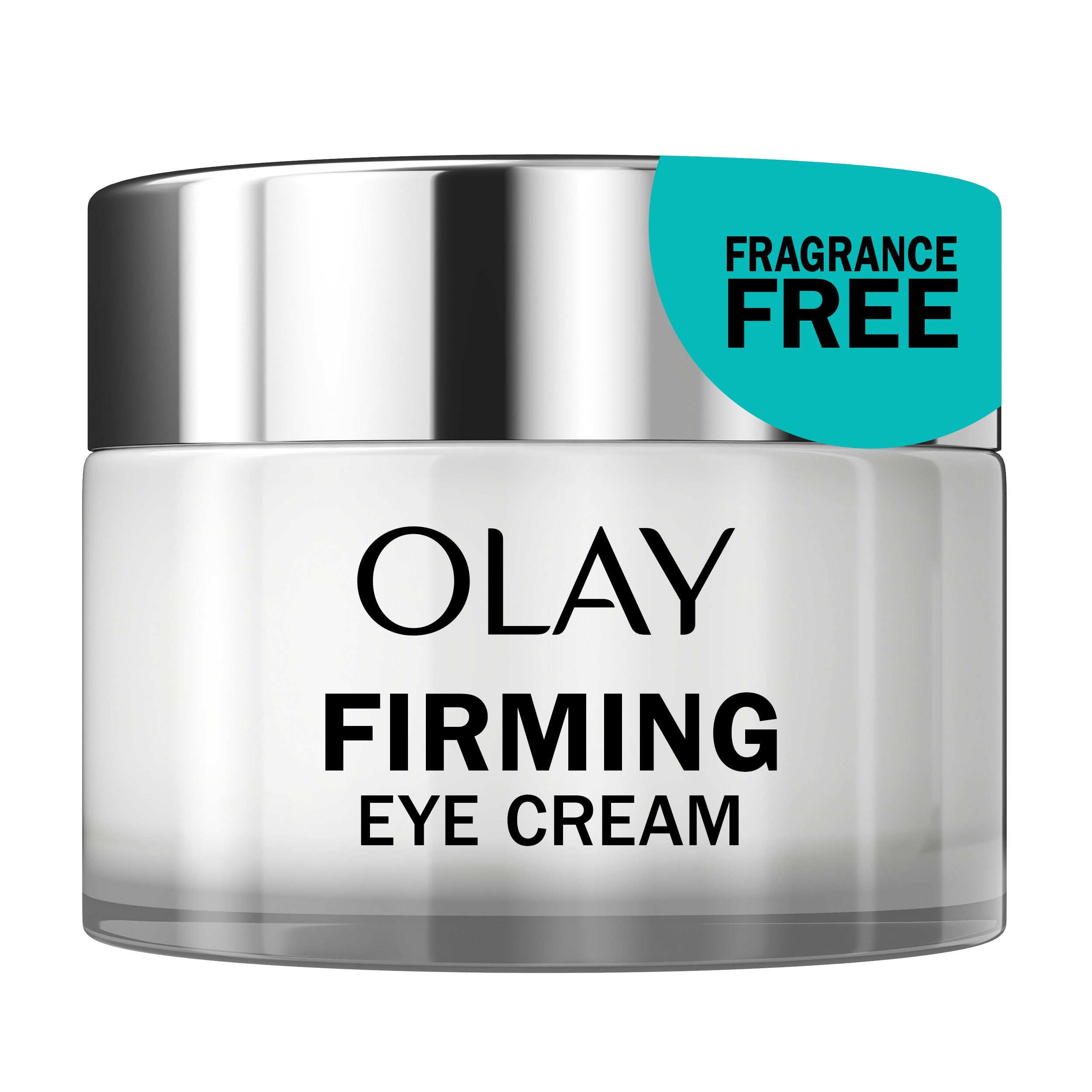 Olay Regenerist Collagen Peptide 24 eye cream tube application demonstrates fragrance-free hydration around the eyes.