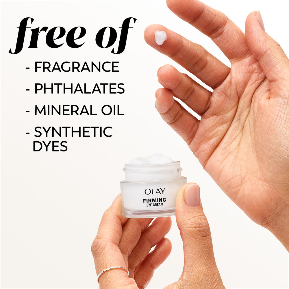 Olay Regenerist eye cream under-eye puffiness targets daytime swelling for a refreshed look.