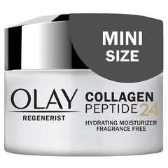 Olay Regenerist Collagen Peptide 24 jar close-up highlighting hydration