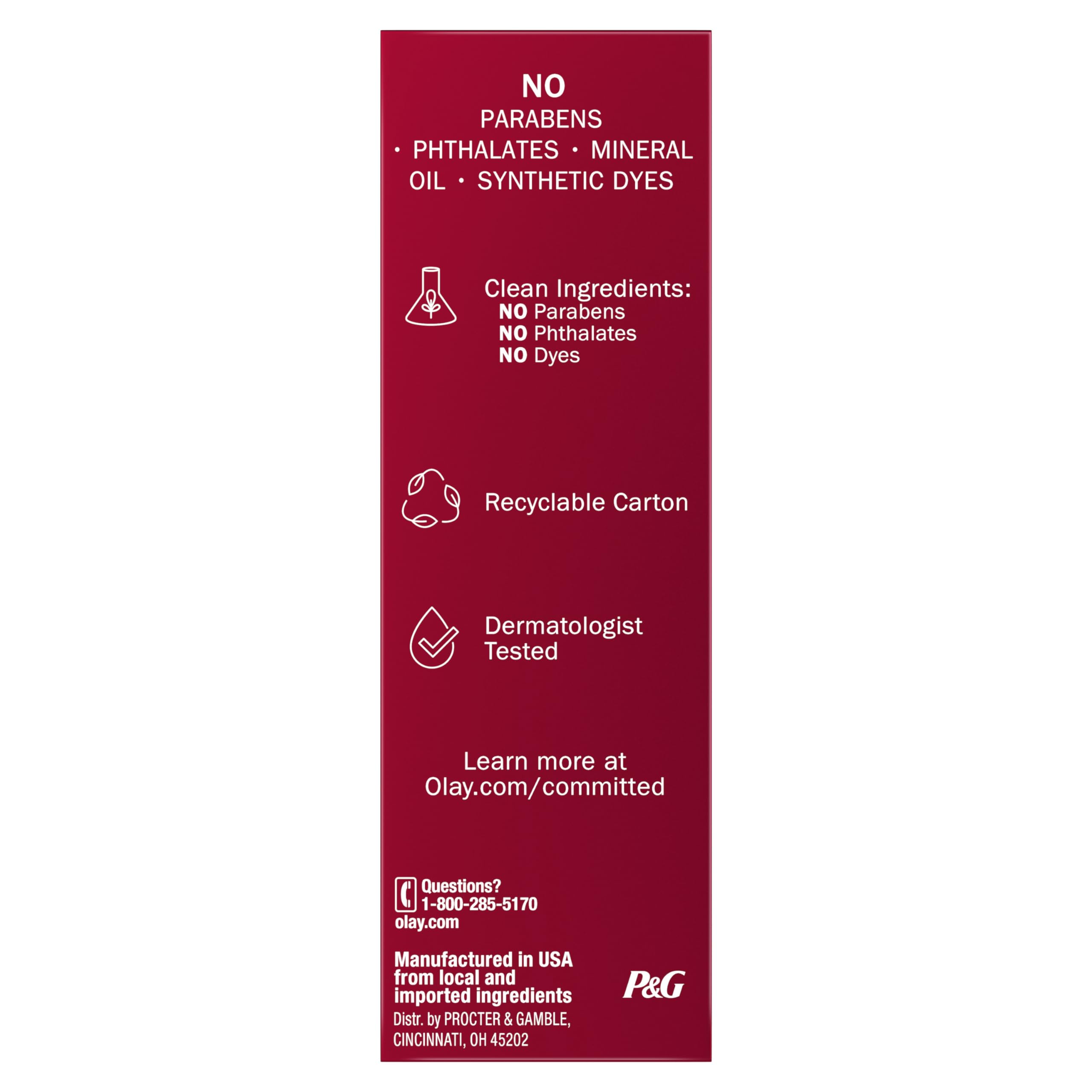 Olay Regenerist moisturizer being massaged into skin during morning routine
