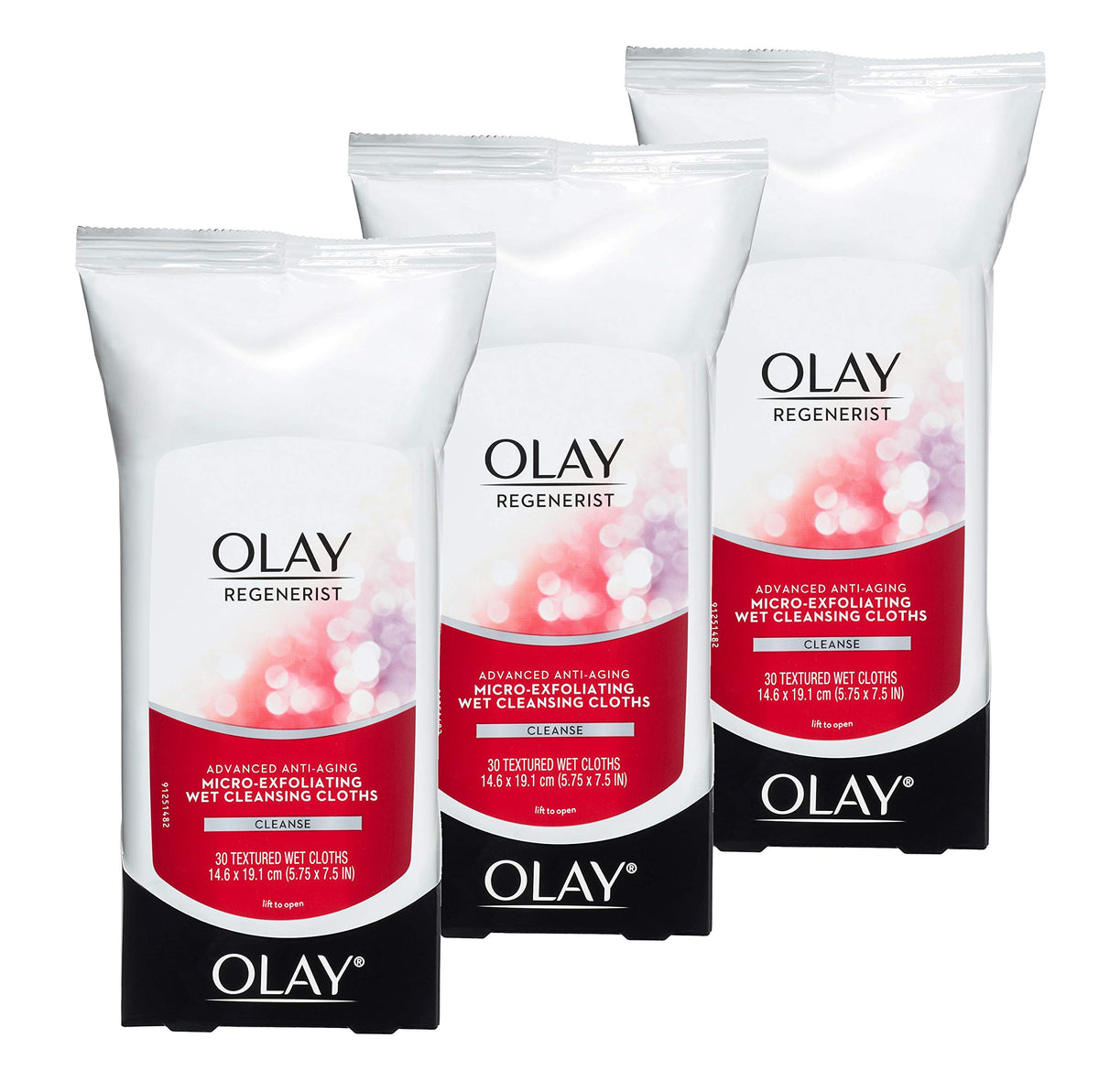 Olay Regenerist micro-exfoliating wipes pack for on-the-go cleansing