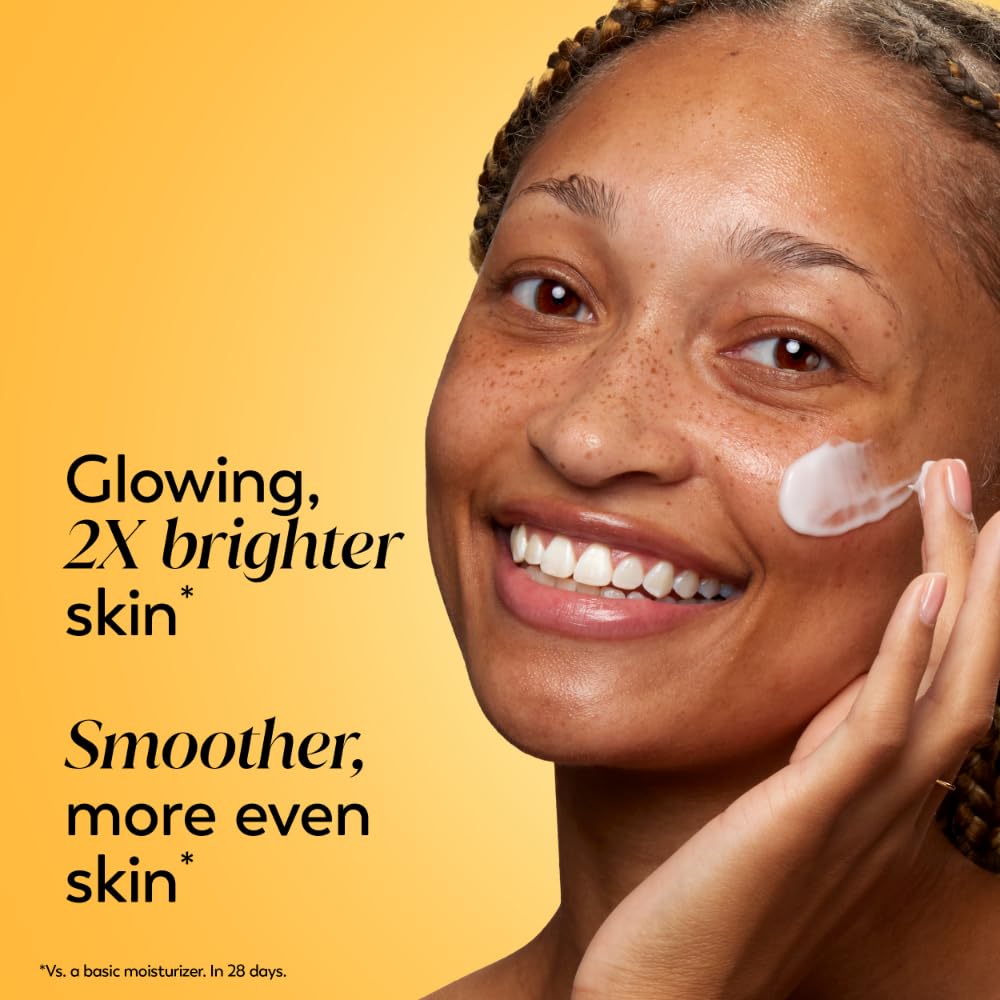 Olay Regenerist Radiance Vitamin C lightweight formula close-up emphasizing non-greasy moisturization