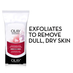 Texture close-up of Olay wet cleansing cloths with micro-exfoliation