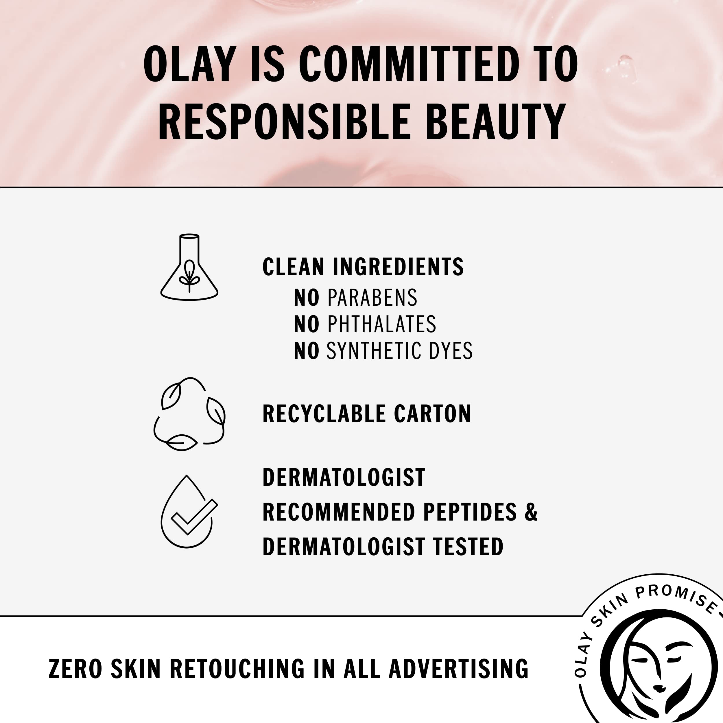 Olay Regenerist Whip fast absorption on clean skin