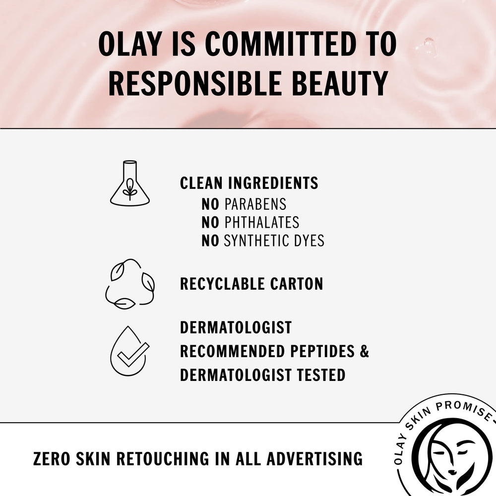 Olay Regenerist Whip fast absorption on clean skin