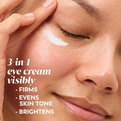 Olay Retinol 24 Night Eye Cream dispenser bottle showing easy nightly application
