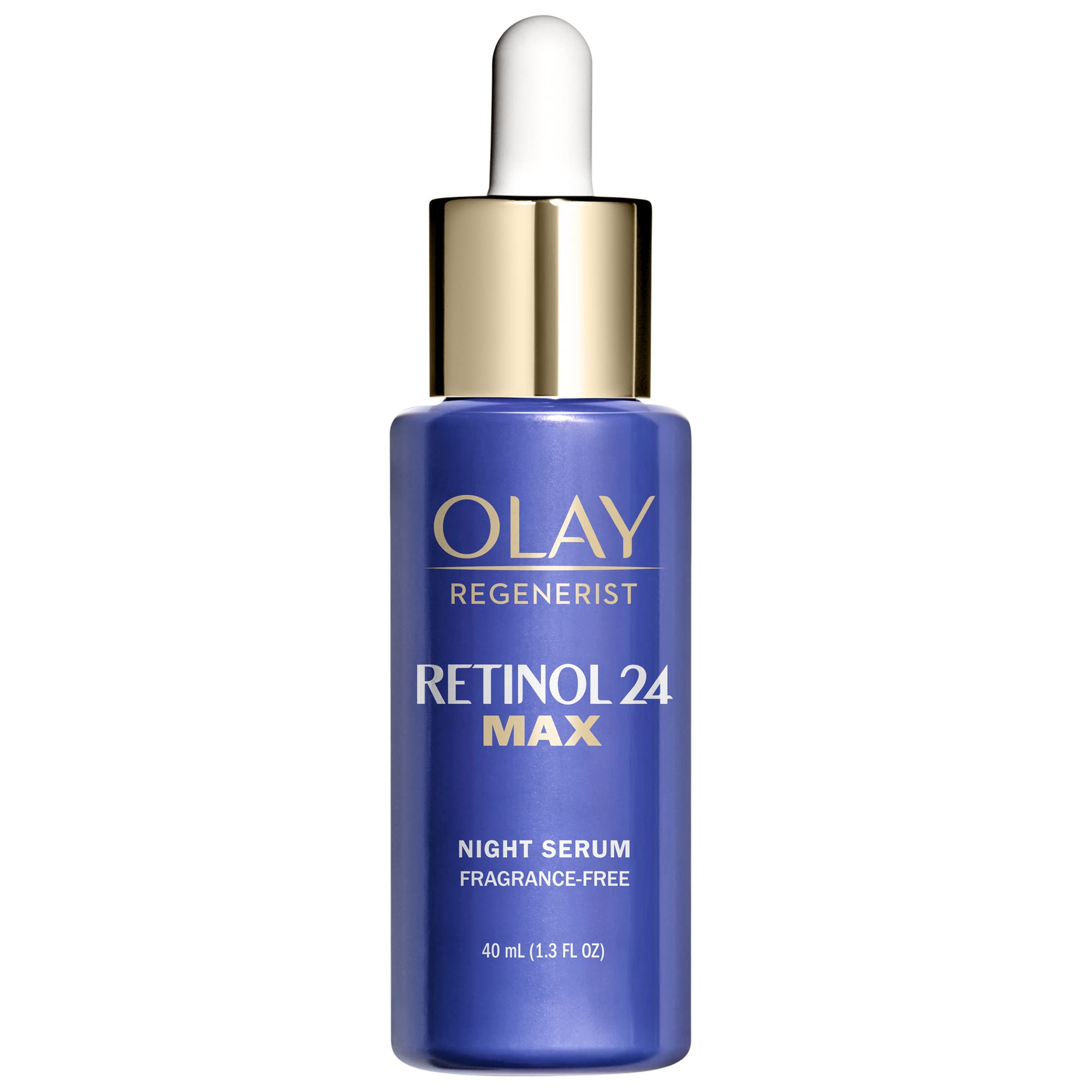 Olay serum texture quickly absorbs for non-greasy hydration.