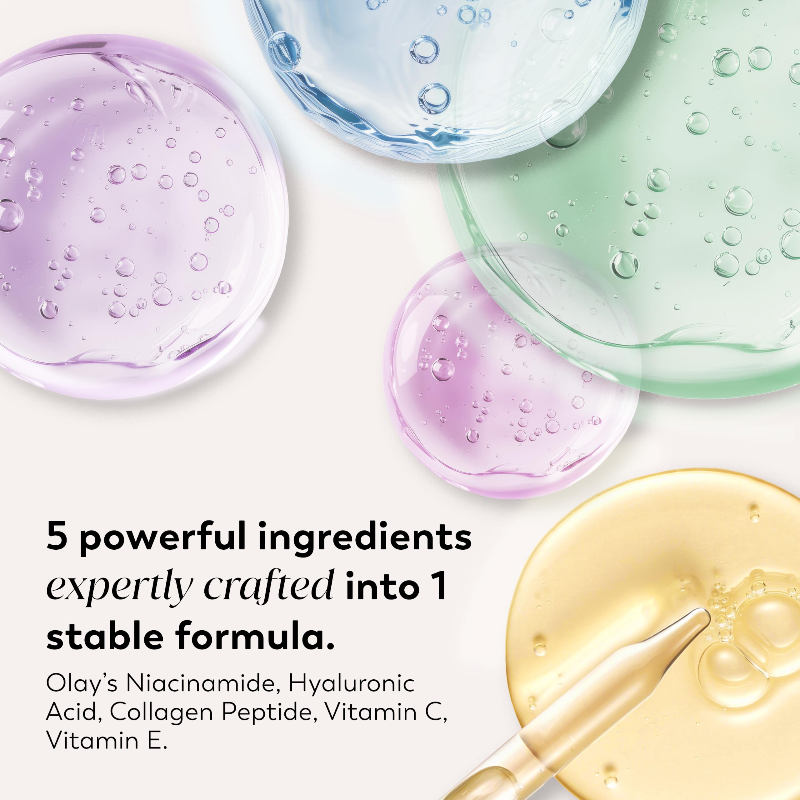 Olay lather on skin illustrating effective makeup and dirt removal