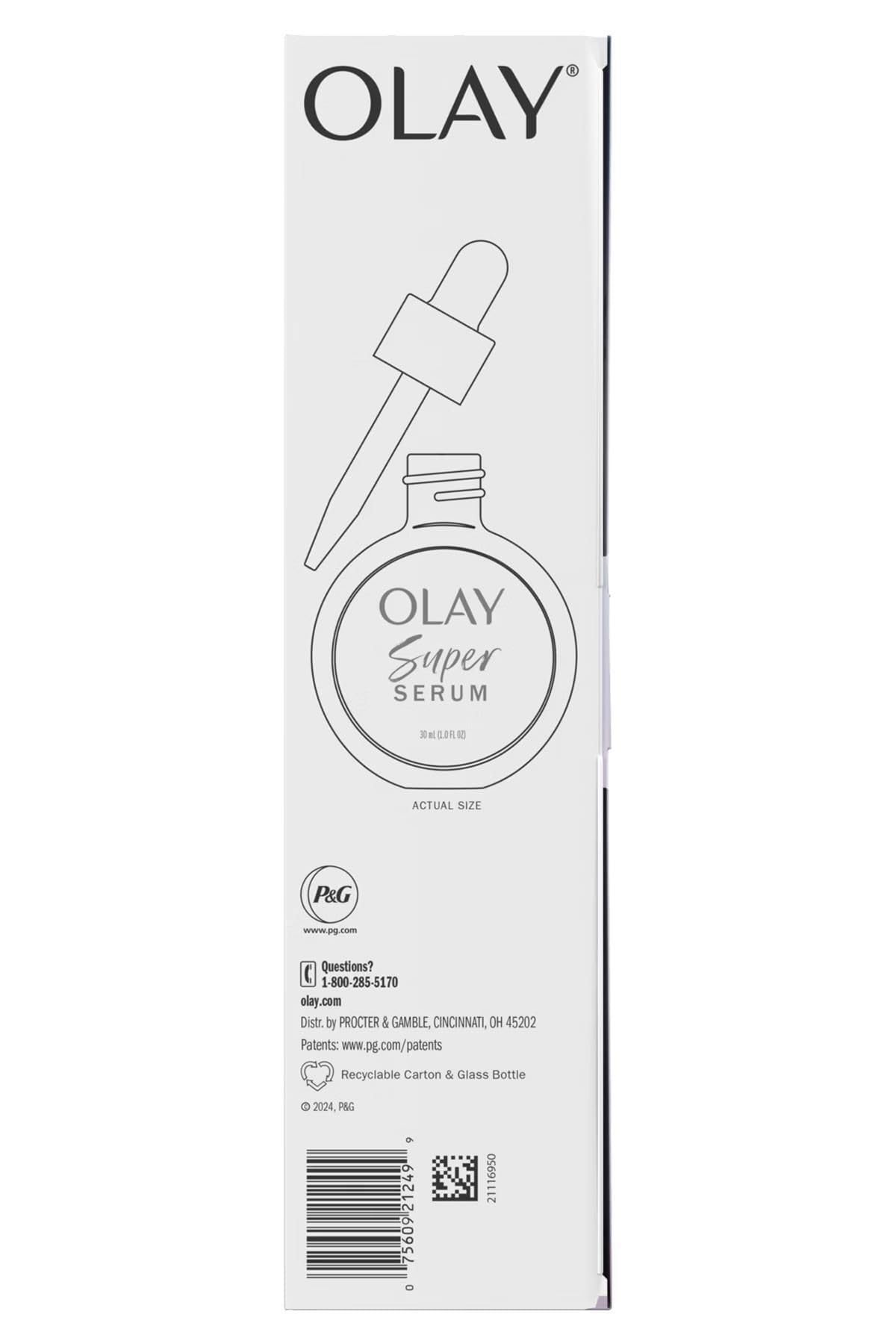 Olay Super Serum textura ligera y absorción rápida para piel suave