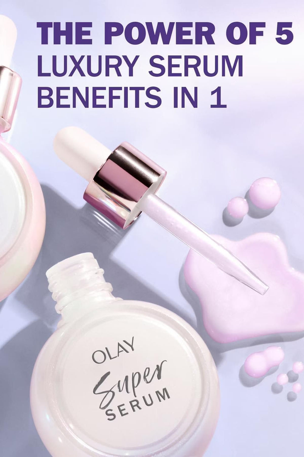 Olay Super Serum used in a night routine for smooth skin