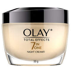 Olay Total Effects jar shows overnight hydration for smoother skin