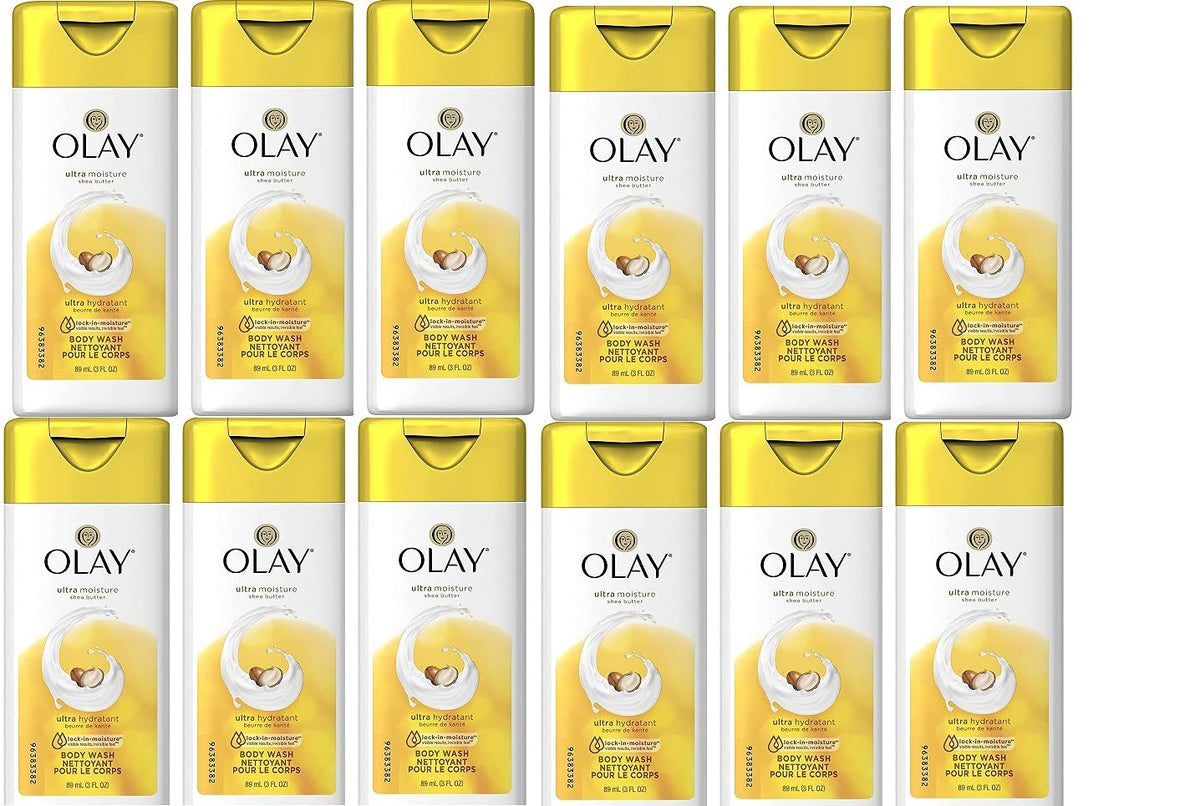 Olay Ultra Moisture body wash travel-pack bottles deliver portable hydration on the go