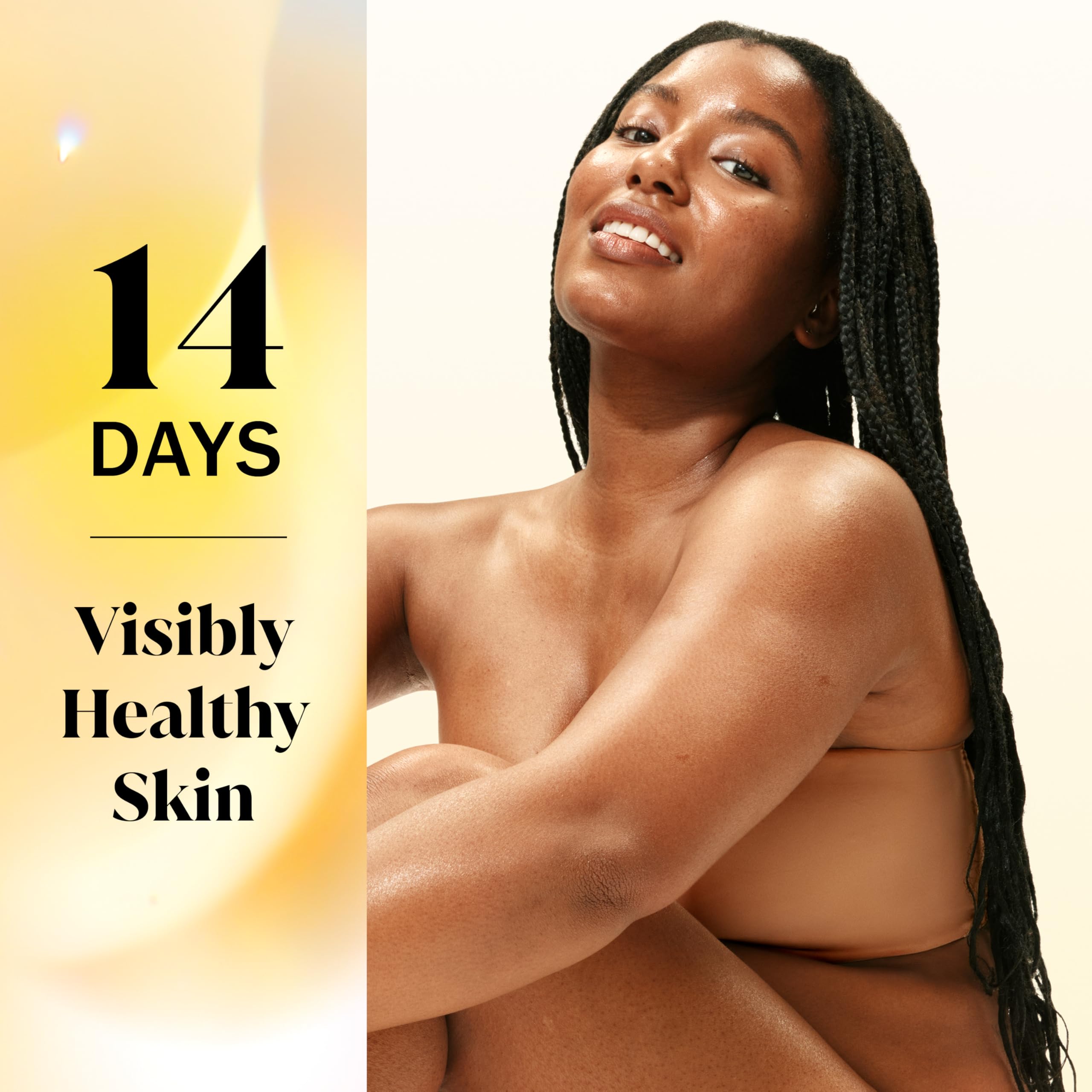 OLAY Vitamin B3 Complex graphic on label highlighting skin-friendly nourishment.