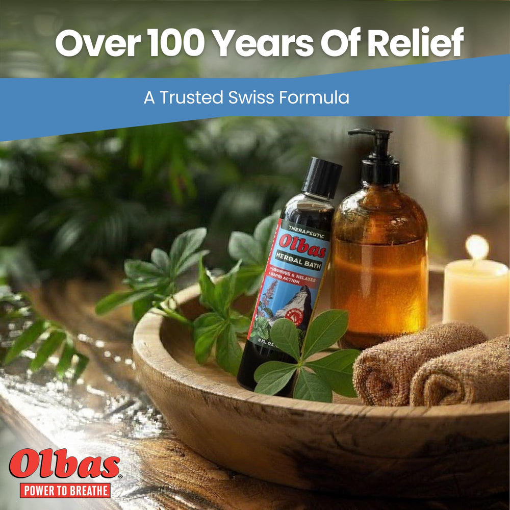 Olbas bath spa routine demonstrates versatile use in daily self-care.