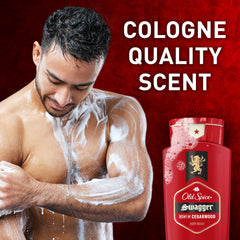 Old Spice 24/7 Shower Fresh lather in action during a morning wash.
