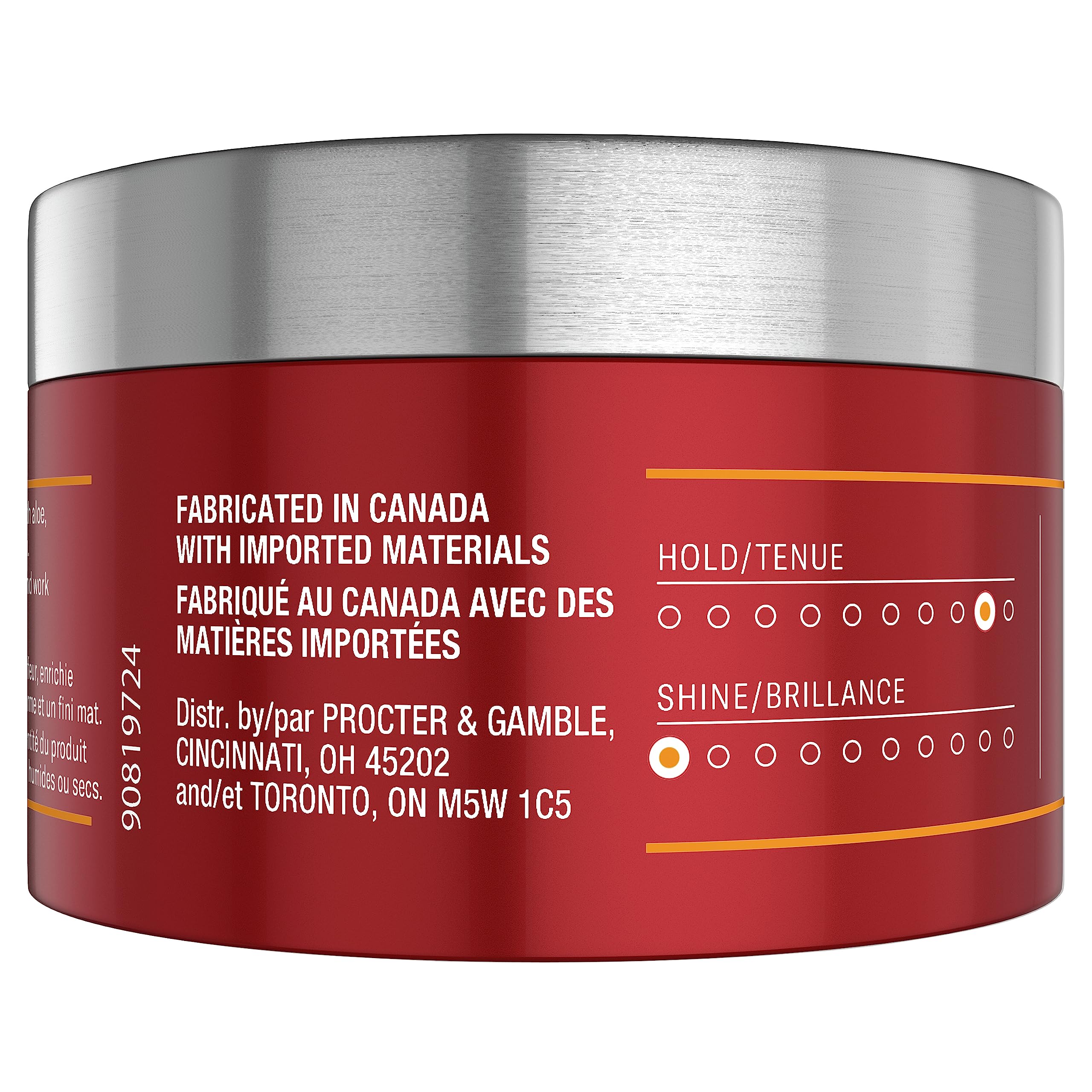 Old Spice Barber's Blend Putty hands-styling demonstrates controlled shaping with texture