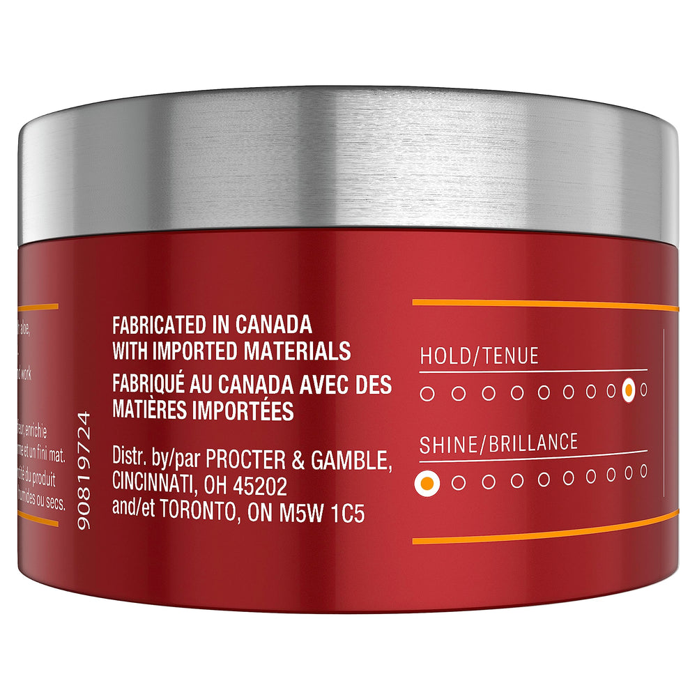 Old Spice Barber's Blend Putty hands-styling demonstrates controlled shaping with texture