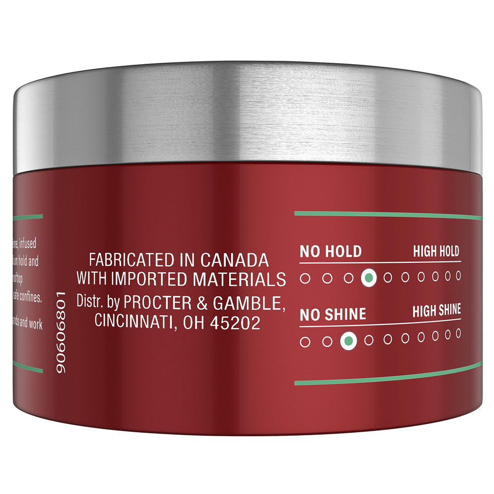 Old Spice Barber's Blend styling cream application demonstrates lightweight control and smooth finish