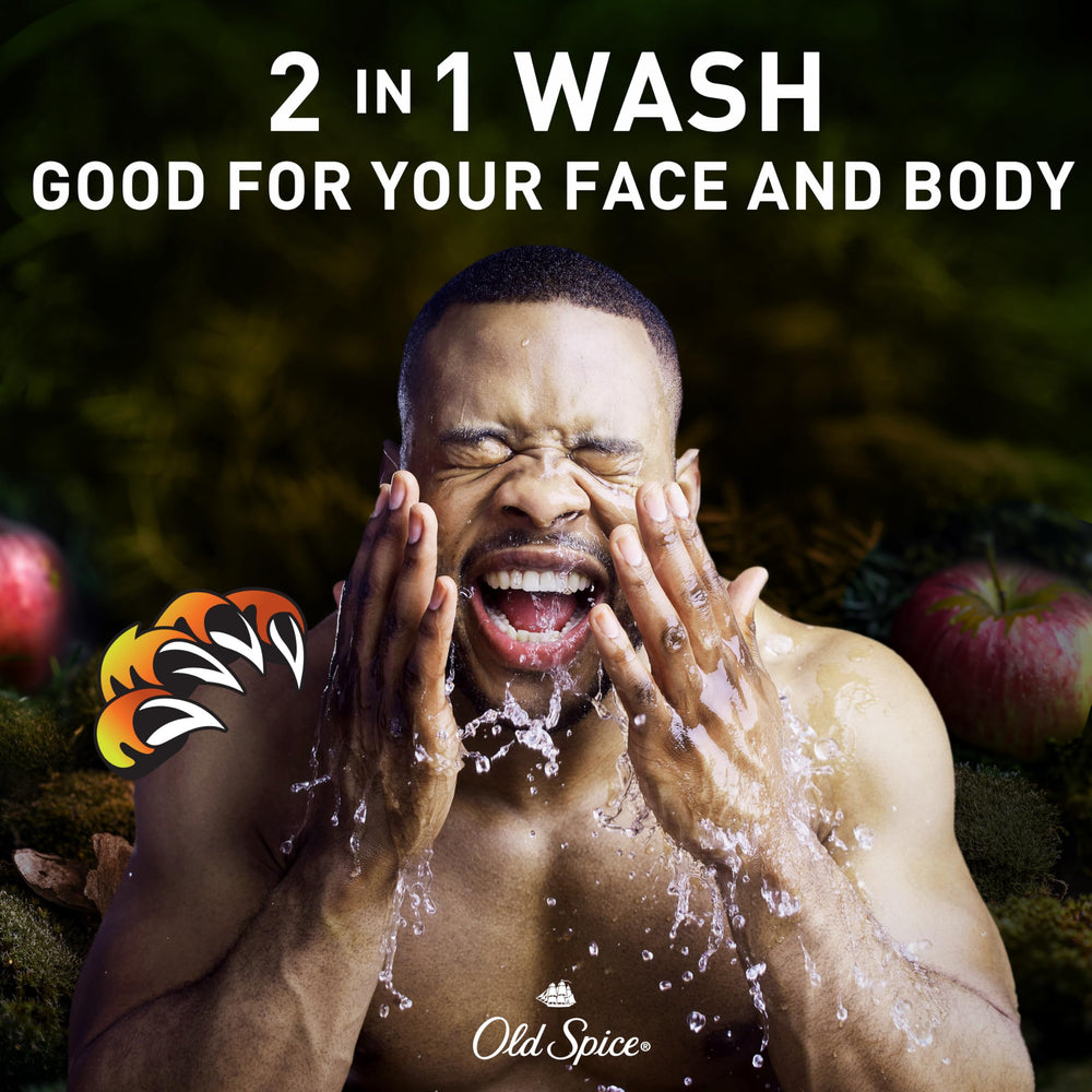Old Spice Bearglove 24 oz bottle pack visual emphasizes value and long-lasting freshness.