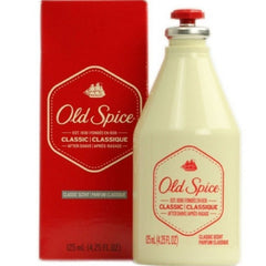 Old Spice Classic After Shave bottle providing cooling relief after shaving and daily refresh