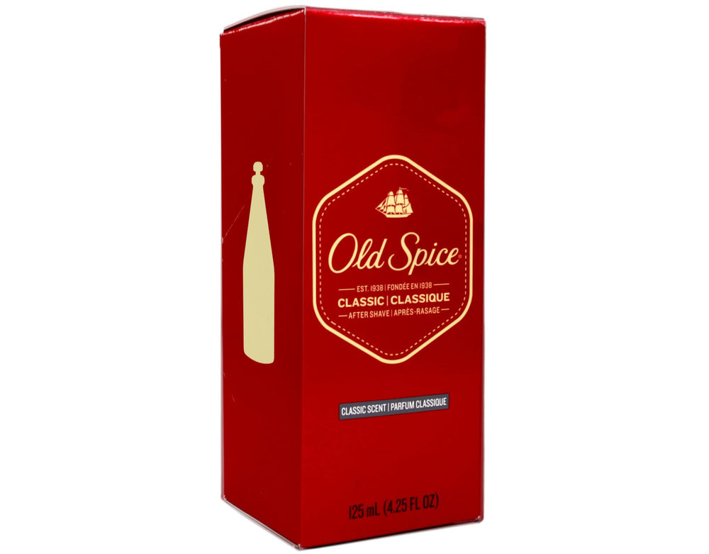Old Spice Classic After Shave applying on clean skin