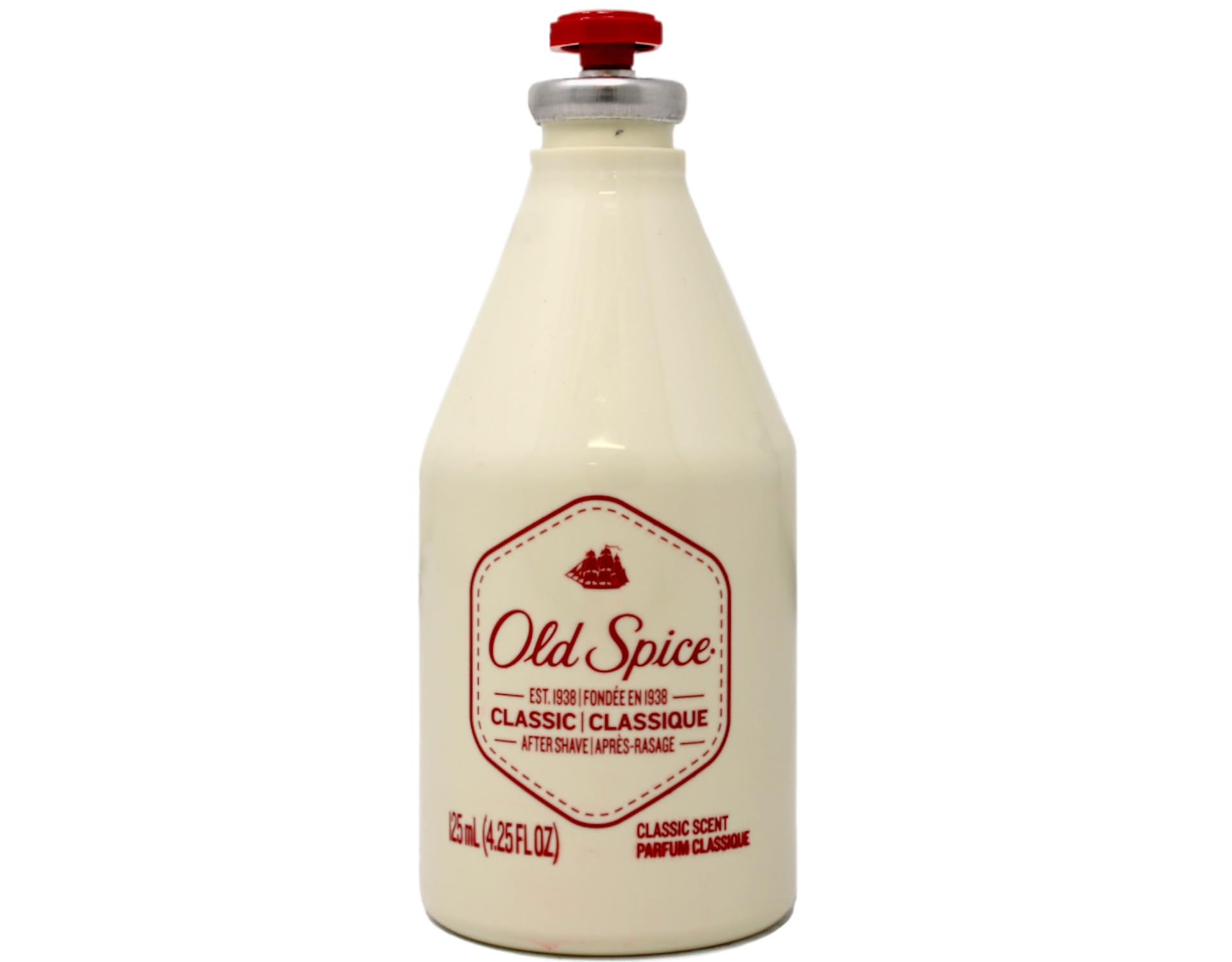 Old Spice Classic After Shave glass bottle packaging design