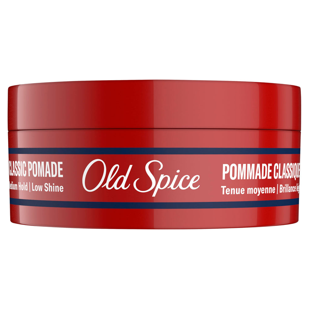 Old Spice Classic Pomade coconut and tropical-wood scent evokes a confident grooming ritual.