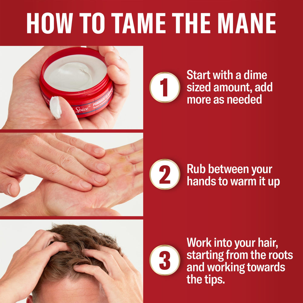 Old Spice Classic Pomade twin-pack front view highlighting value and convenience.