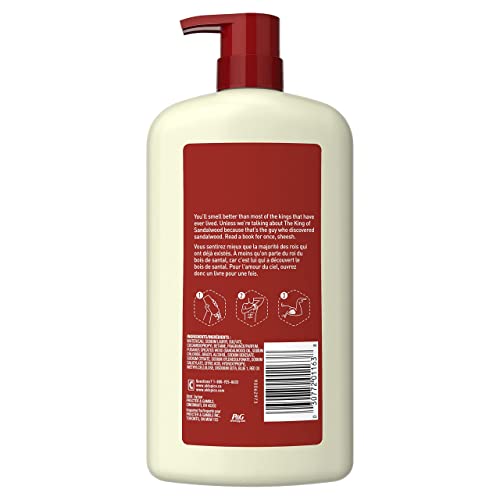 Old Spice cleansing body wash long-lasting scent bottle delivers lingering freshness.