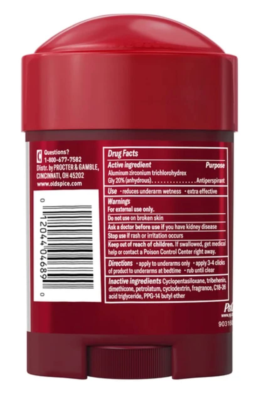 Old Spice Clinical Sweat Defense applied on skin for effective coverage.