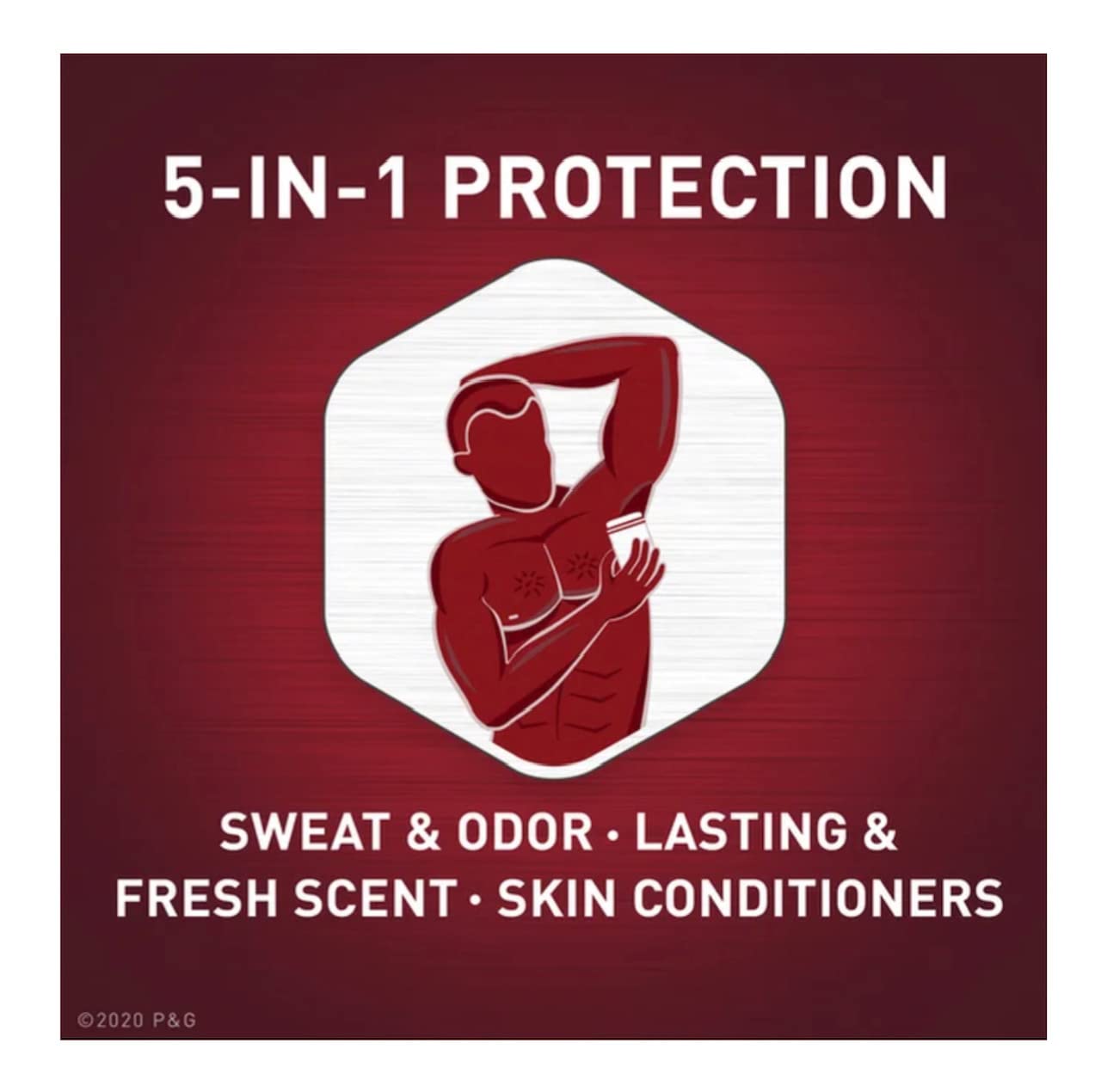 Comparison of Old Spice Clinical Sweat Defense with standard deodorants demonstrating superior protection.