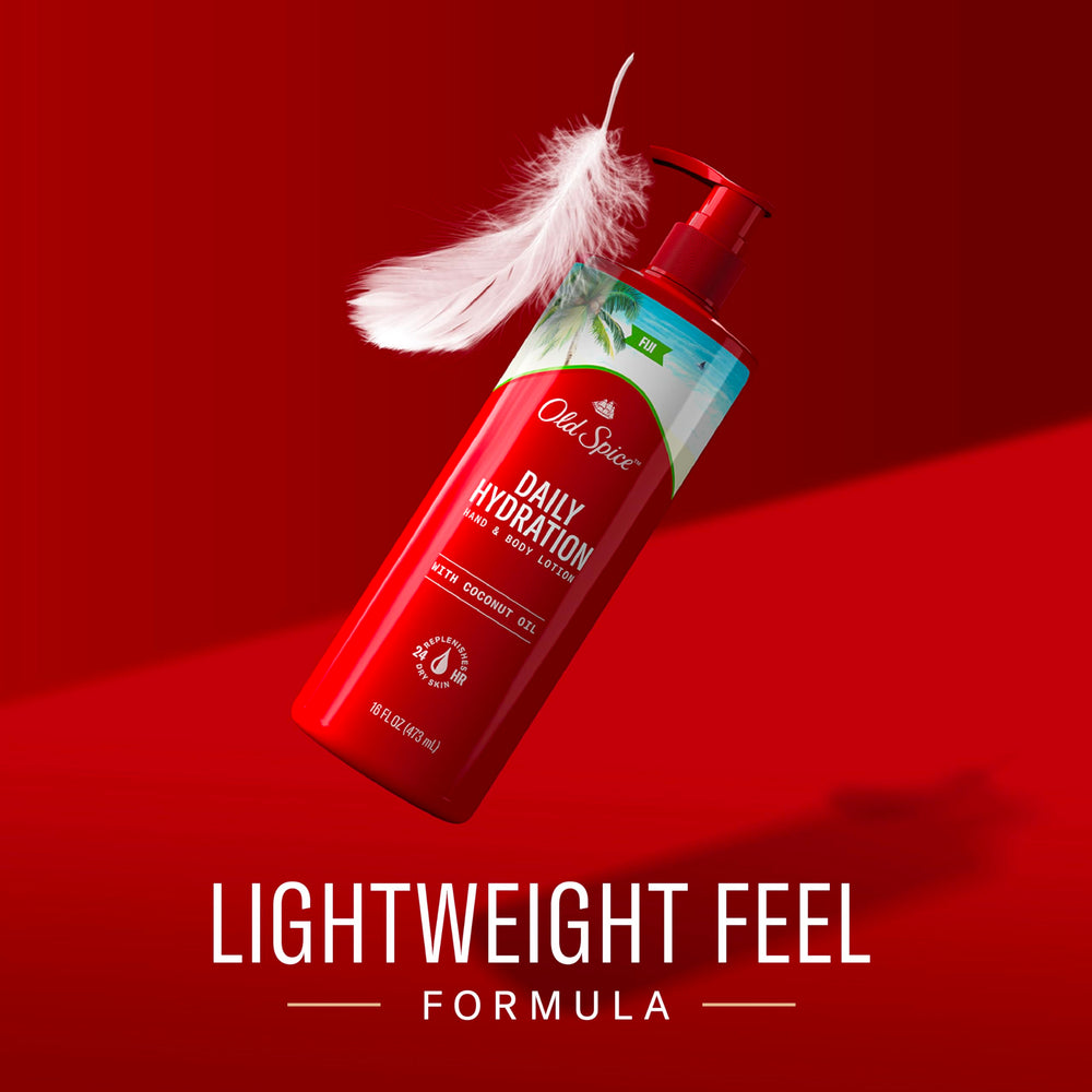Old Spice daily hydration lotion pack-four showcases value and consistent skin moisture across days.