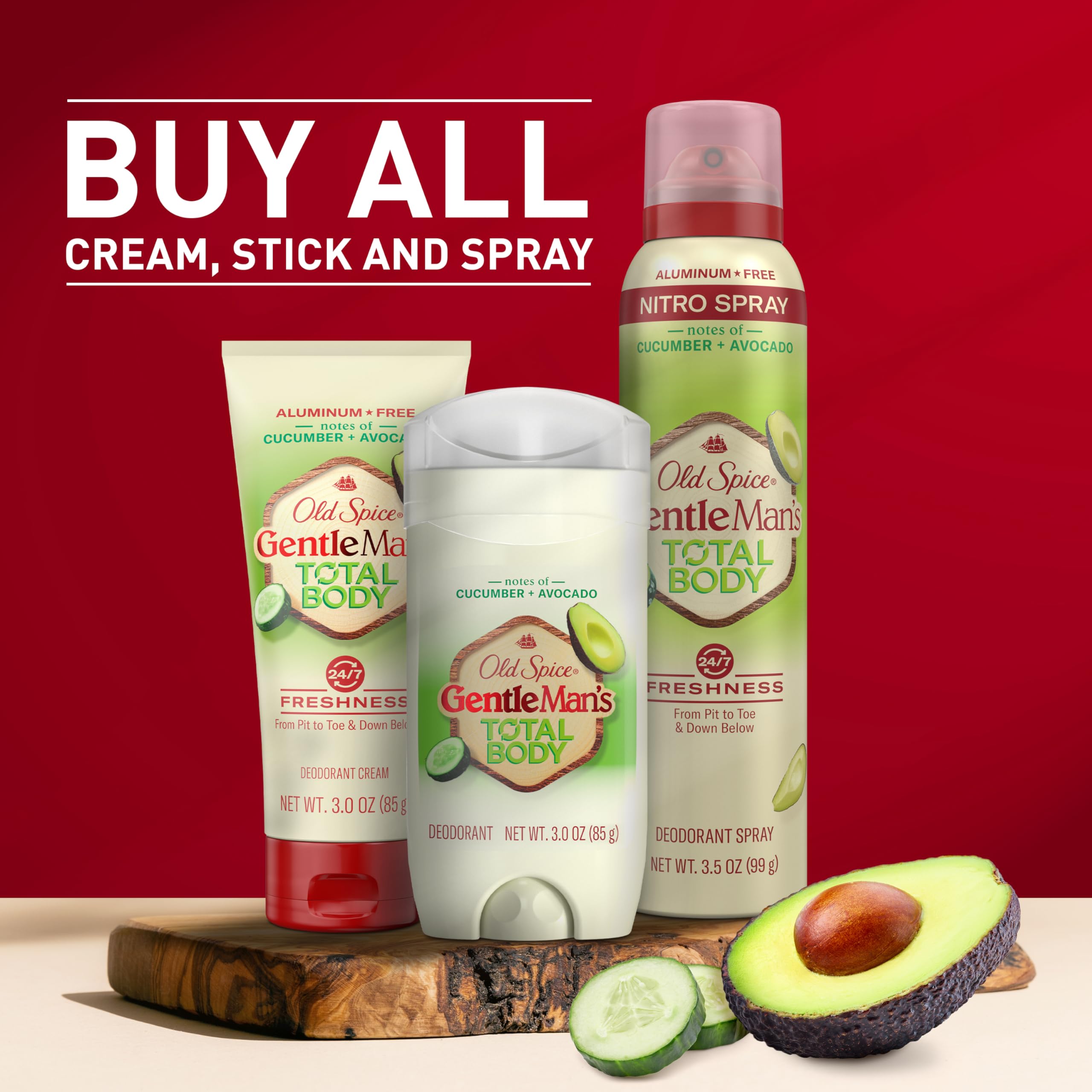 Old Spice crema desodorante para manos y pies, uso diario y cómodo.