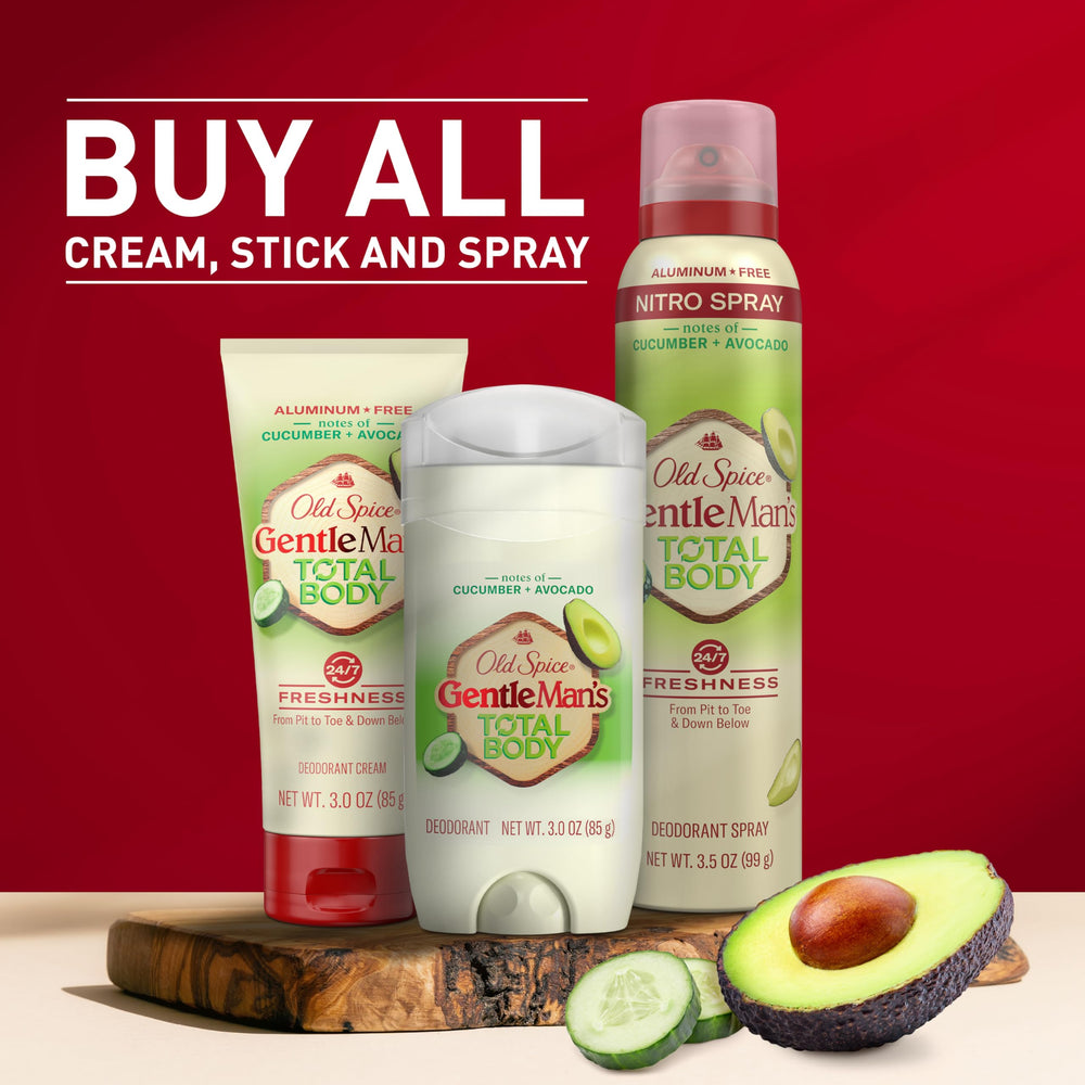 Old Spice crema desodorante para manos y pies, uso diario y cómodo.