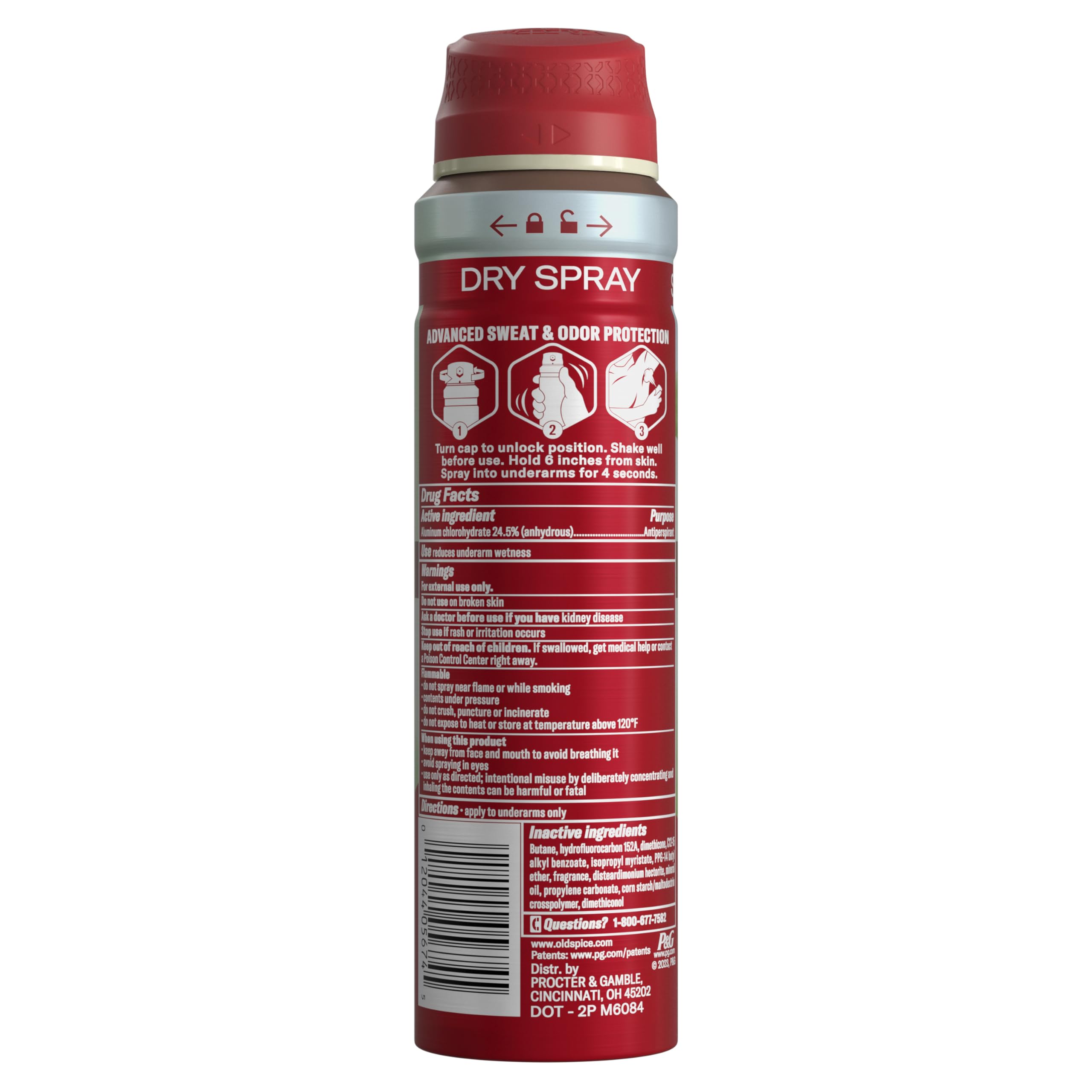 Old Spice Dry Spray everyday wear application suggests easy quick-dry use