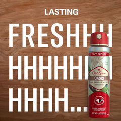 Old Spice Dry Spray motion activated fragrance technology demonstrates continuous freshness