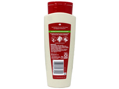 Old Spice Fresher Fiji body wash demonstrates hydrating formula for smooth skin.