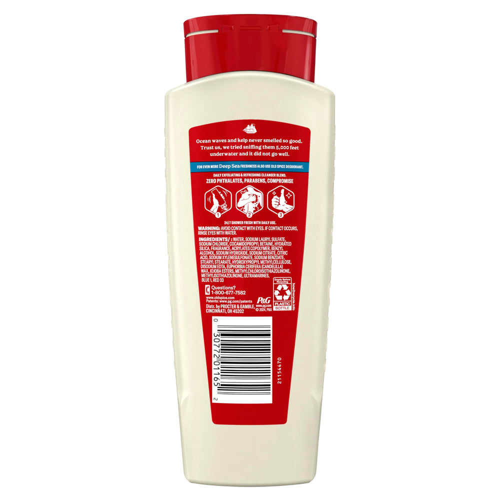 Old Spice Gentle on skin formula supports daily cleansing