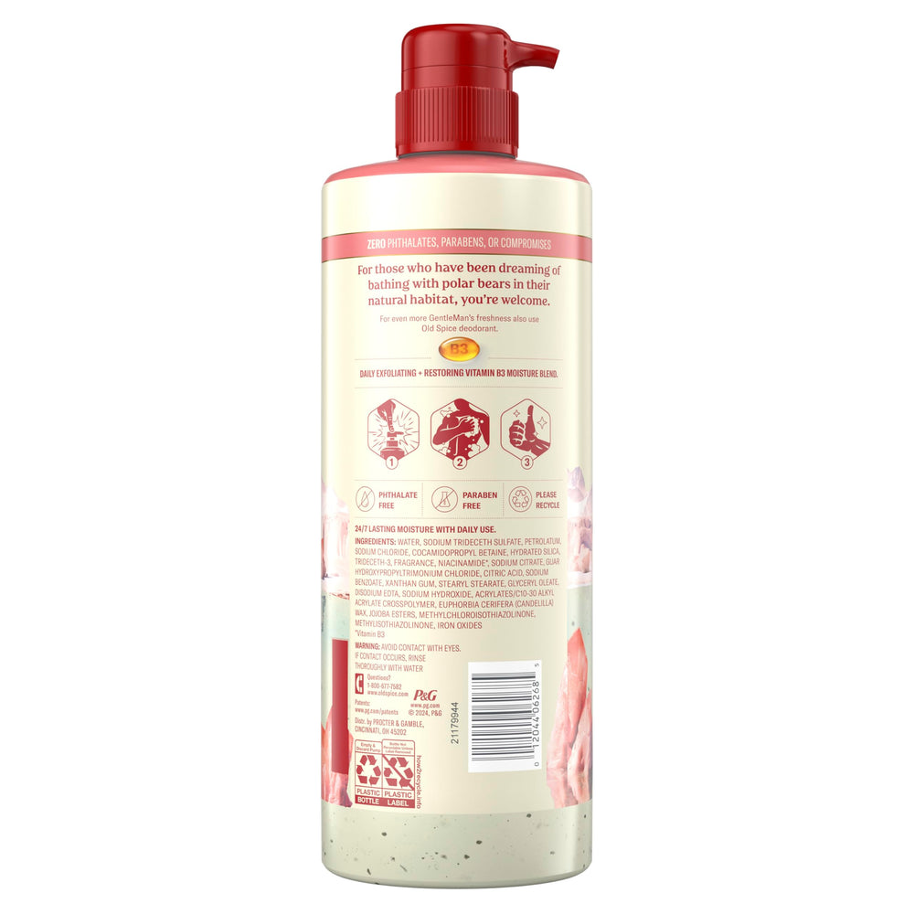 Product packaging shot of Old Spice GentleMan's body wash