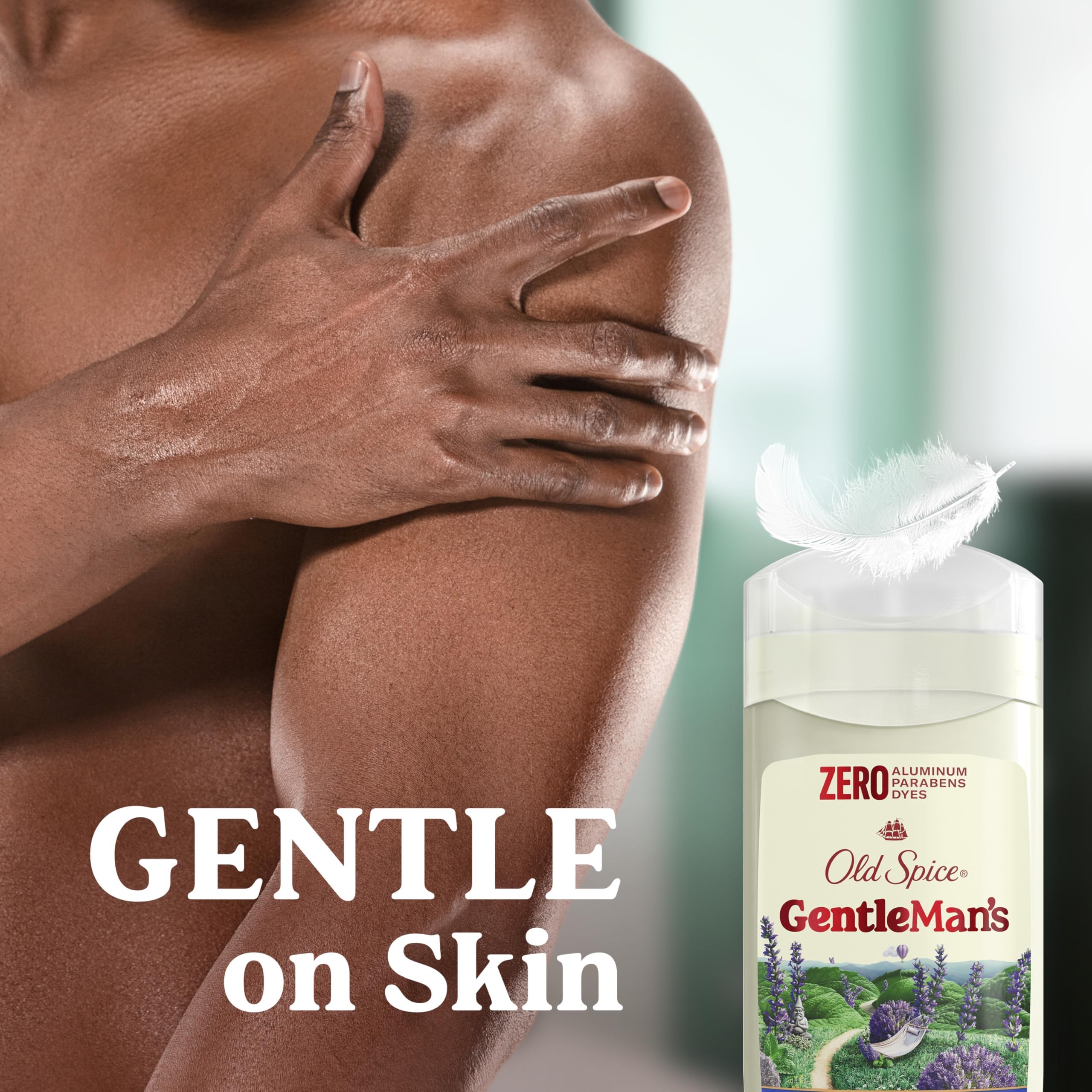 Old Spice 24/7 freshness claim on label for all-day confidence