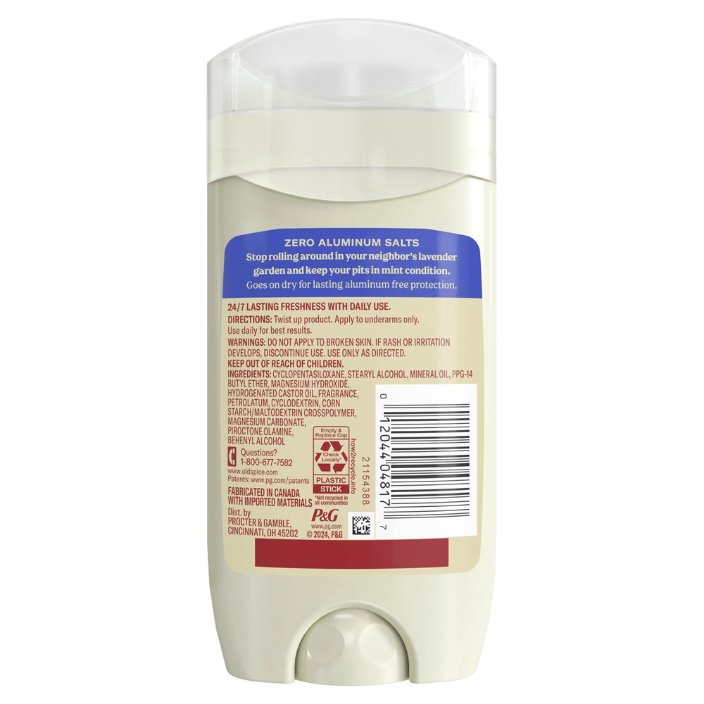 Old Spice lavender mint bottle with premium packaging and scent appeal