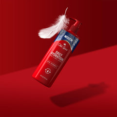 Old Spice hand and body lotion application shows easy, even daily coverage