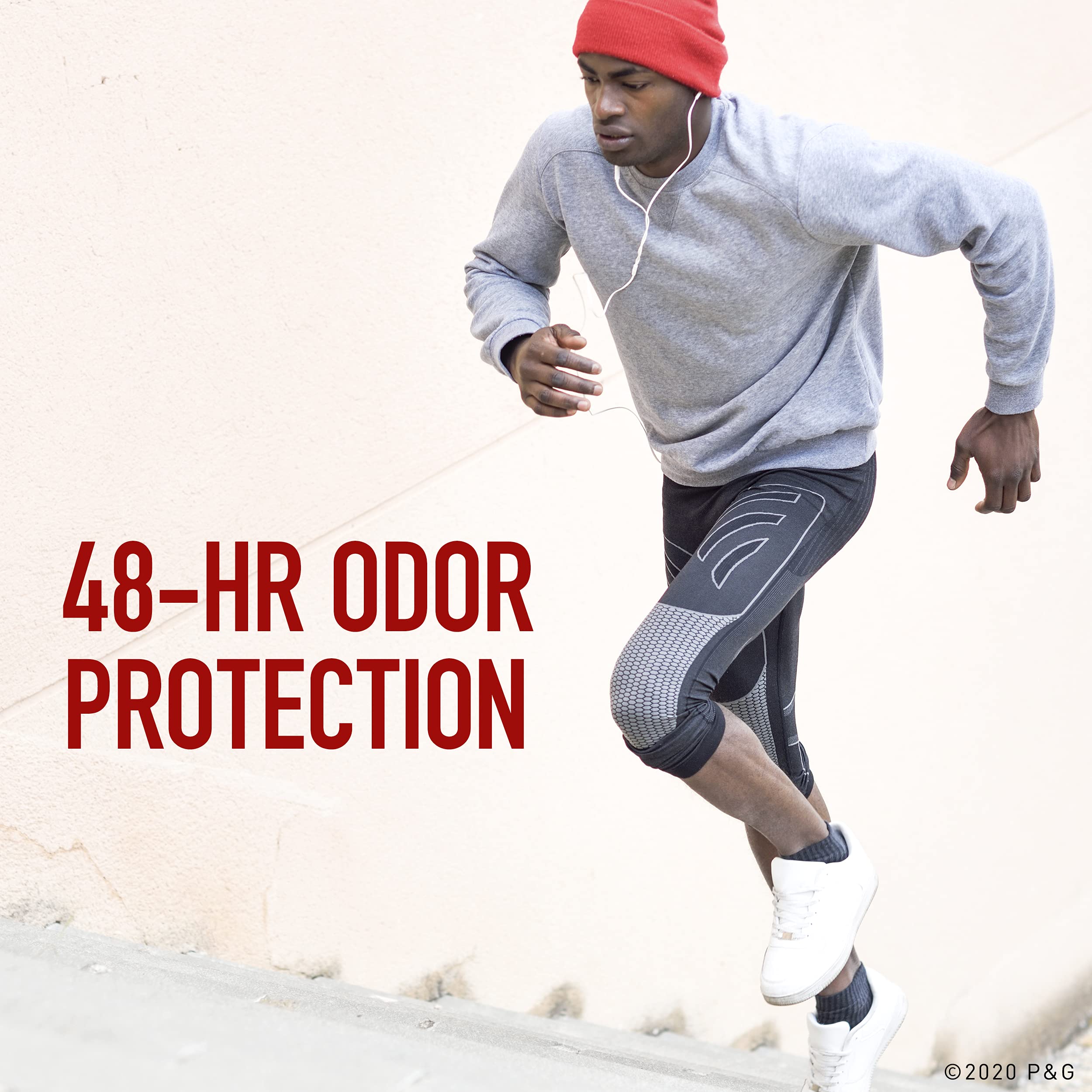 Old Spice High Endurance Pure Sport application on underarm for daily freshness