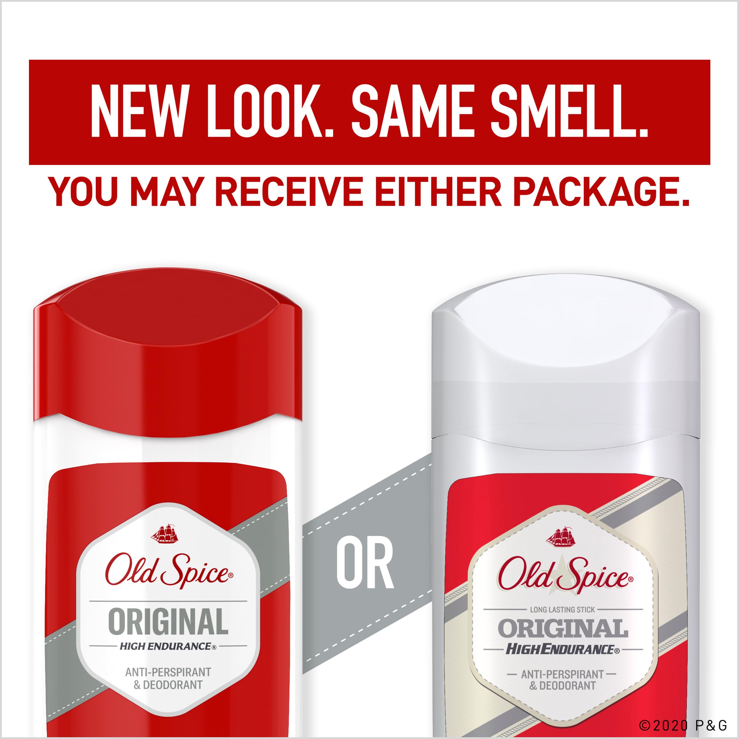Old Spice High Endurance deodorant sticks on dresser for ready-to-use mornings.