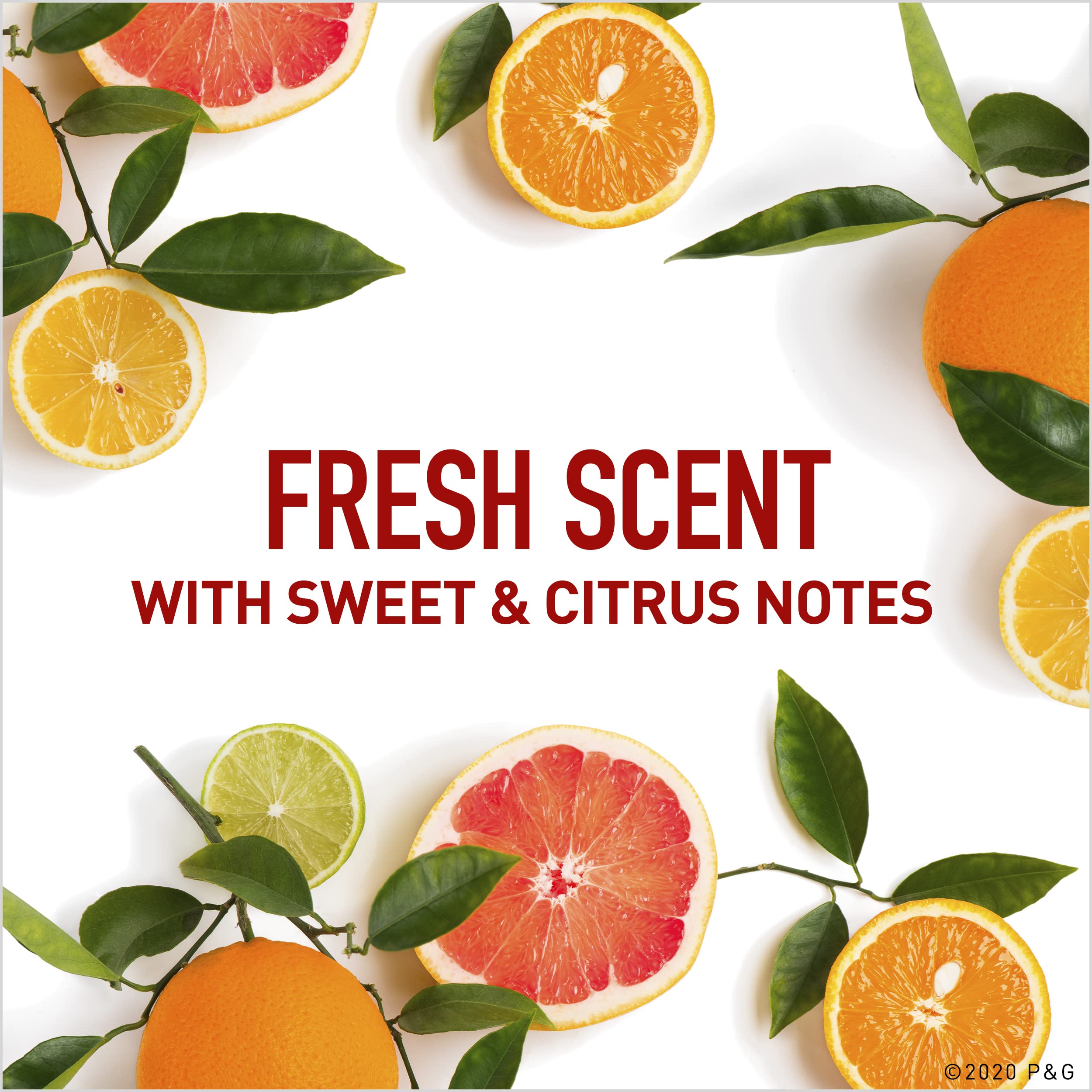 Old Spice High Endurance Fresh close-up label highlights fragrance and odor-fighting formula.